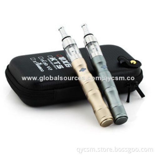 2014 newest hot selling additional aluminum or brass best e cig review X6 with variable voltage